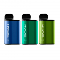 (М) Одноразовая электронная сигарета SOAK M 6000 - Japanese Matcha